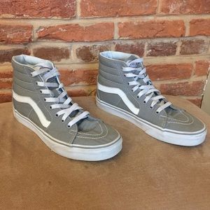 Grey Hightop Vans Sneakers